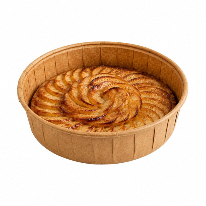 50pcs - Moule de cuisson rond en papier ingraissable 125 g/m² - 750 ml - Ø 17,5 cm - H 3,3 cm