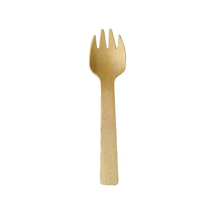 100pcs - 10,5cm - Mini spork bois