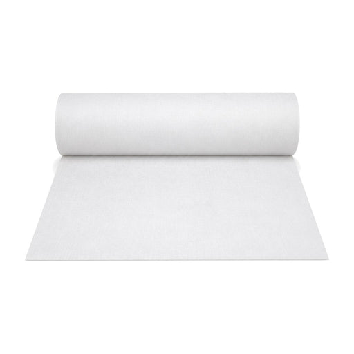Nappe en rouleau cellulose damassée blanche - 100 m x 1,2 m
