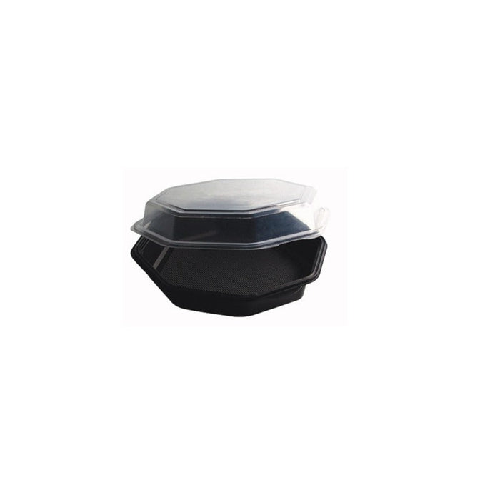 100pcs - Coffret carton noir "Octaview" - 30,5 cm x 30,5 cm x 6 cm