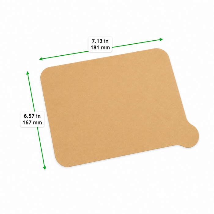 500pcs - 18,1x16,7cm - Opercule de scellage kraft "Opco"