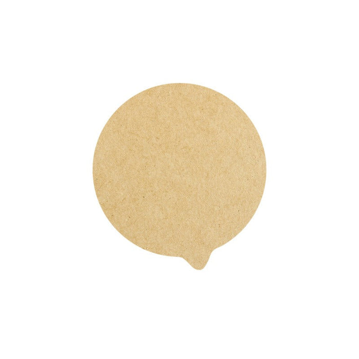 1000pcs - Opercover kraft - Ø 12,3 cm