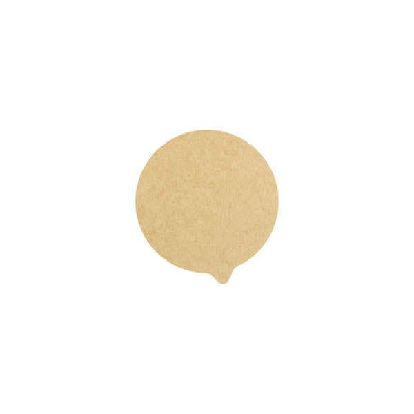 1000pcs - Opercover kraft - Ø 8,8 cm