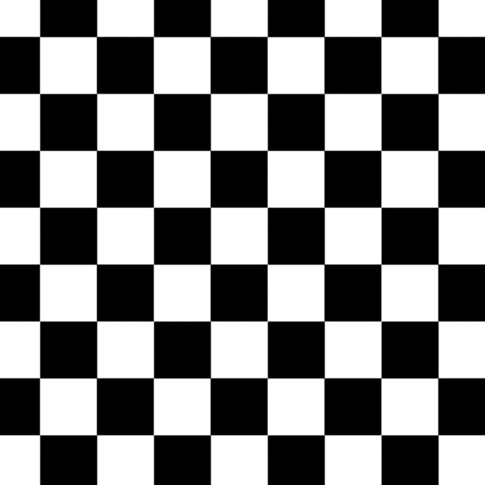 1000pcs - Papier alimentaire blanc damier noir en boîte distributrice - 35 cm x 27 cm
