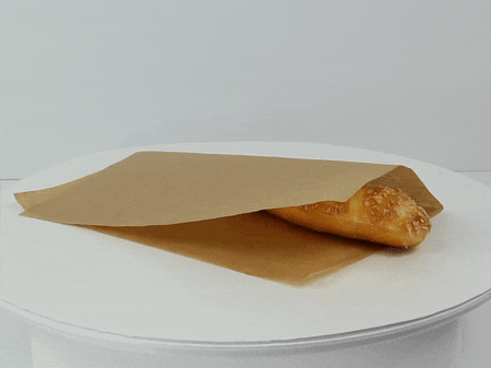 1000pcs - Papier alimentaire kraft brun en boîte distributrice - 35 cm x 27 cm