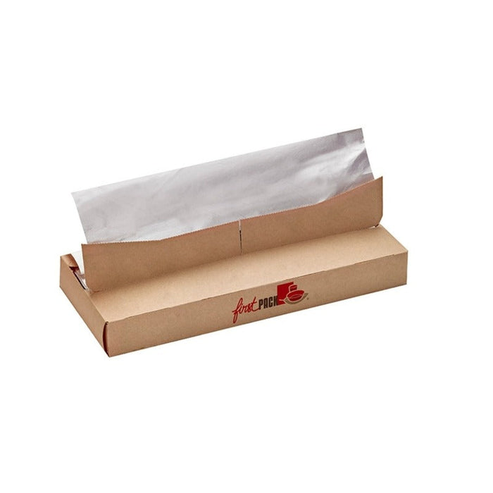 350pcs - Papier alimentaire blanc enchevêtré en boîte distributrice - 36 cm x 25 cm