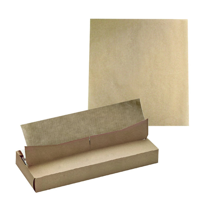 350pcs - Papier alimentaire blanc enchevêtré en boîte distributrice - 40 cm x 30 cm