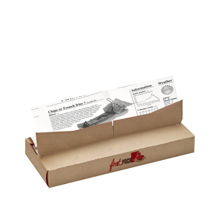 1000pcs - Papier alimentaire blanc ingraissable impression Journal en boite distributrice - 35 cm x 27 cm