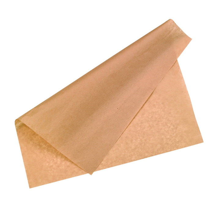 1000pcs - Papier alimentaire kraft brun ingraissable - 40 cm x 40 cm