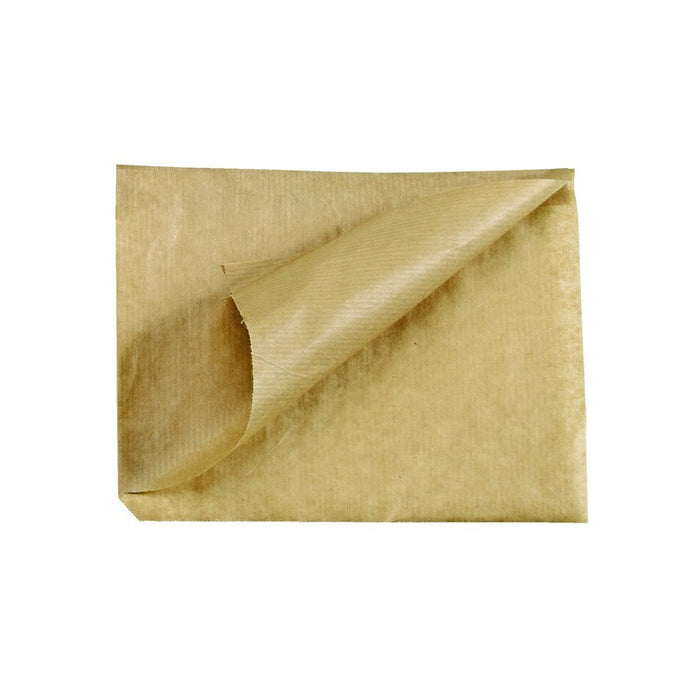 1000pcs - Sac papier brun ouvert sur 2 côtés - 13 cm x 12 cm