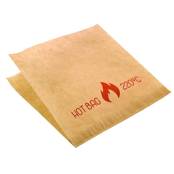 200pcs - Sac papier kraft spécial four - 17 cm x 16 cm