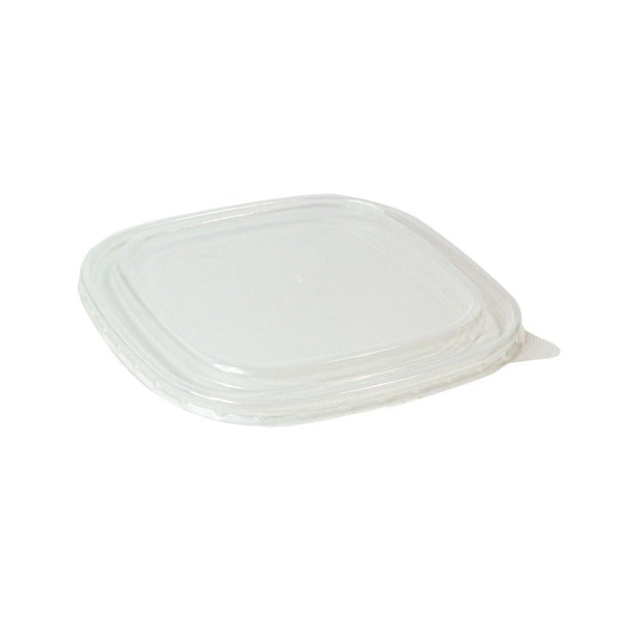 50pcs - 17x17cm - Couvercle PET transparent carré pour saladier carre - Compatible avec 210PCAR1000PPK, 210PCAR1200PPK, 210PCAR1400PPK