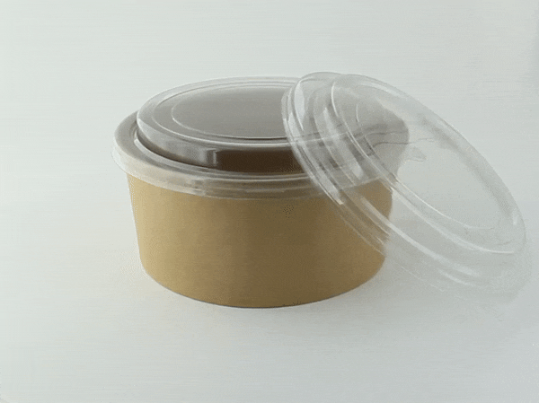 45pcs - Ø18,5cm - Couvercle RPET transparent