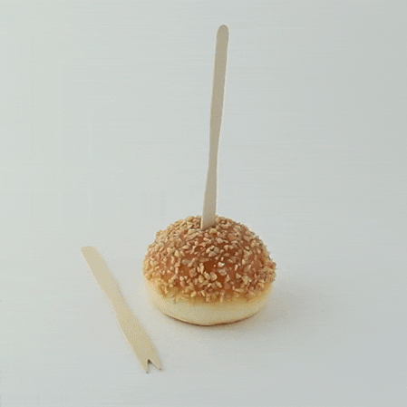 500pcs - Mini fourchette bois - 14 cm