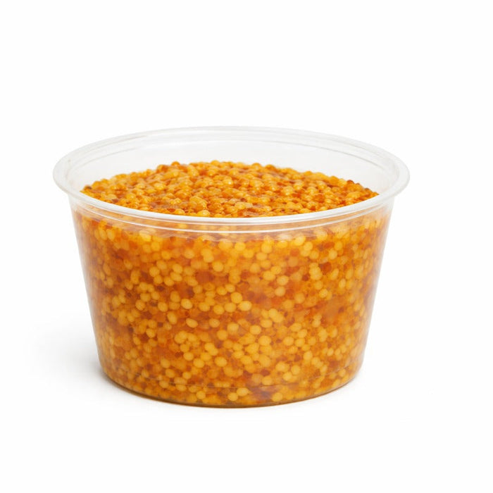 2000pcs - Pot à sauce rond en plastique PLA transparent - 120 ml - Ø 7 cm - H 5 cm