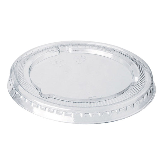 100pcs - Couvercle PET transparent - Ø 6,5 cm - Compatible avec 210POPT1, 210POPT2