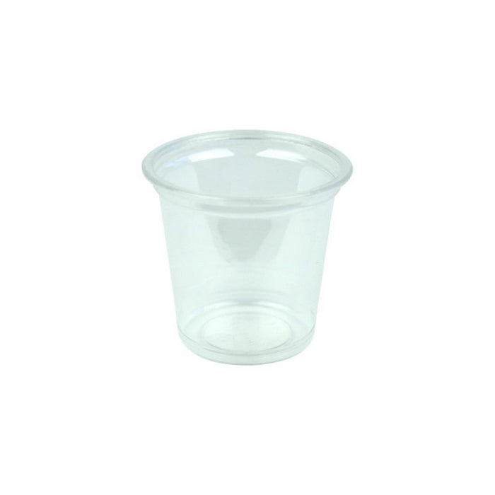 250pcs - Pot à sauce rond en plastique PET transparent - 30 ml