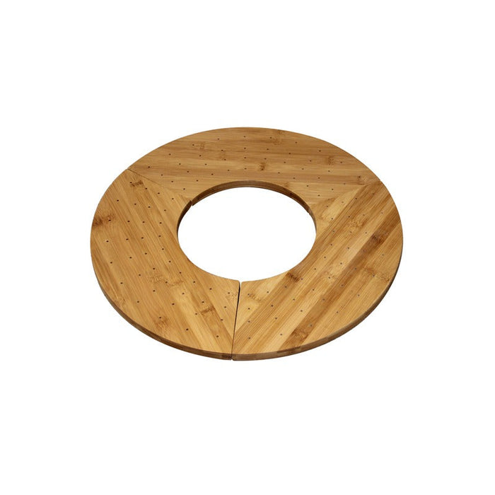 3pcs - Support bambou rond pour 40 piques "Donut" - Ø 40,6 cm - H 1,6 cm