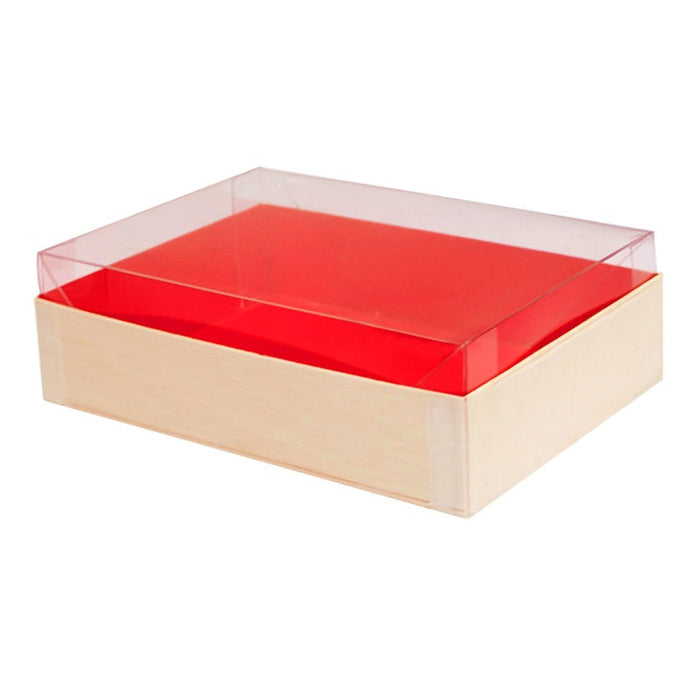100pcs - Couvercle PET transparent "Samourai" - 16,1 cm x 11,4 cm x 5 cm - Compatible avec 210SAMRED120