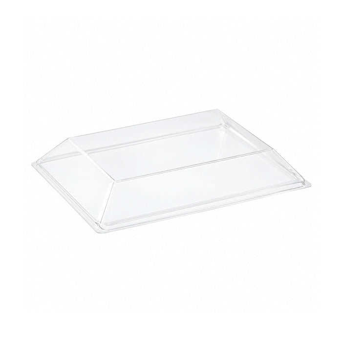 100pcs - Couvercle PET transparent "Samourai" - 18,2 cm x 13,1 cm x 2,4 cm - Compatible avec 210SAMBQ130