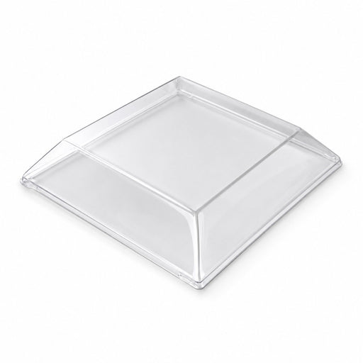 Couvercle dôme PET transparent "Samourai" - 20,7 cm x 20,7 cm x 3,5 cm - Compatible avec 210SAMBQ2020
