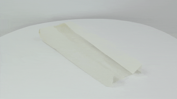 1000pcs - Sac sandwich papier blanc à fenêtre - 12 cm x 4 cm x 36 cm