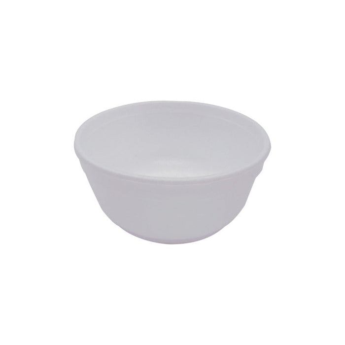 500pcs - 340ml Ø11,5cm H5,5cm - Bol à soupe isotherme blanc en plastique EPS