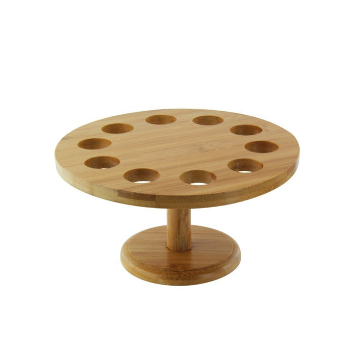 2pcs - Support bambou pour cônes 10 trous - Ø 17,8 cm - H 9,2 cm