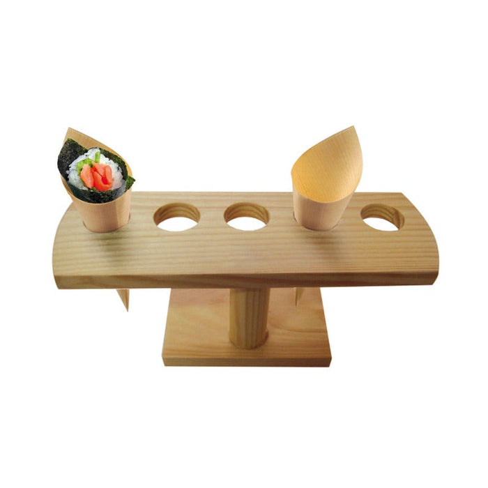 10pcs - Support bambou pour cônes 5 trous - 23,5 cm x 8 cm x 9,5 cm