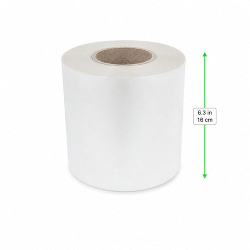 1pc - Film à sceller plastique PET 28 microns - 500 m x 16 cm