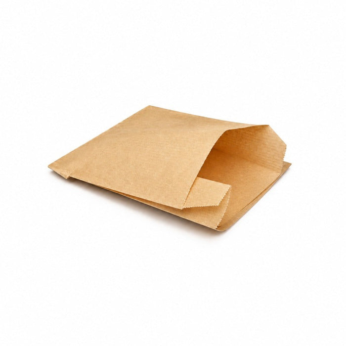 1000pcs - Sac papier tout usage brun - 12 cm x 5 cm x 15 cm