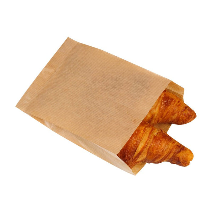 1000pcs - Sac papier tout usage brun - 14 cm x 7 cm x 22 cm