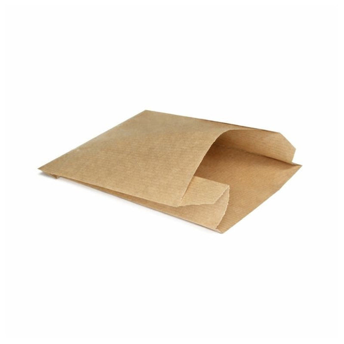 1000pcs - Sac papier tout usage brun - 14 cm x 6 cm x 28 cm