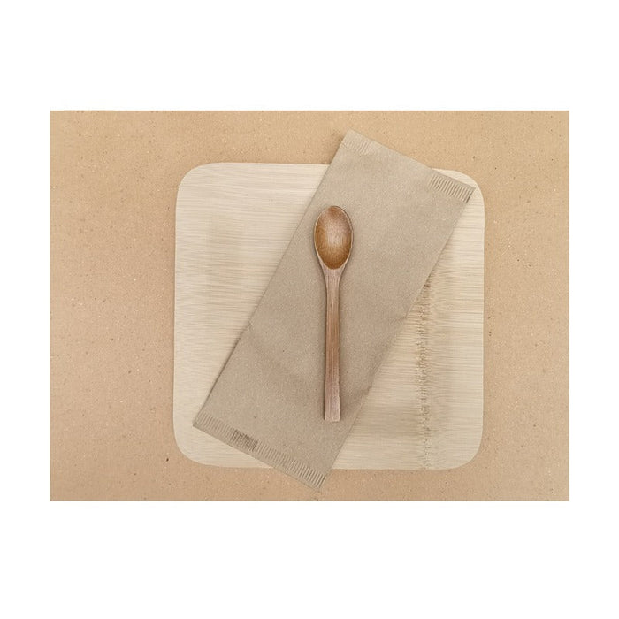 250pcs - Set de plateau papier beige - 30 cm x 40 cm