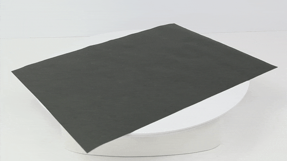 250pcs - Set de plateau papier noir - 30 cm x 40 cm