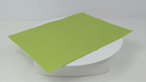 250pcs - 30x40cm - Set de plateau papier vert