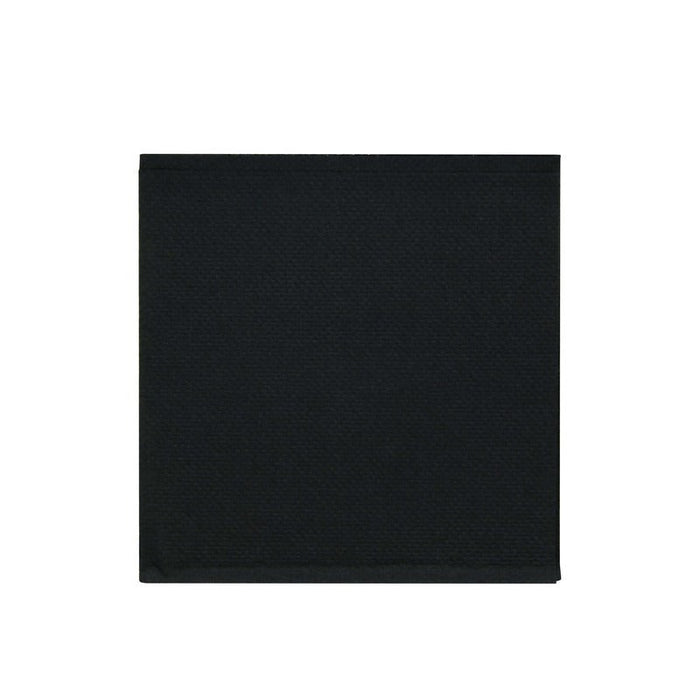 150pcs - Serviette micro point noire 2 plis - 20 cm x 20 cm