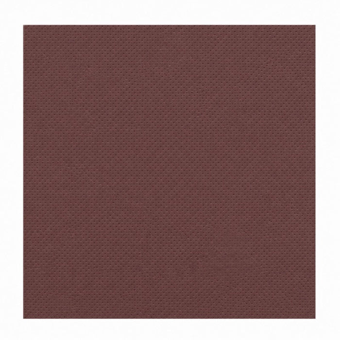 40pcs - 38x38cm 2 plis - Serviette micro point marron