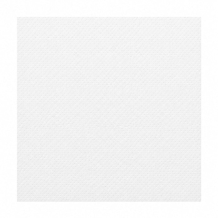 40pcs - Serviette micro point blanche 2 plis - 38 cm x 38 cm