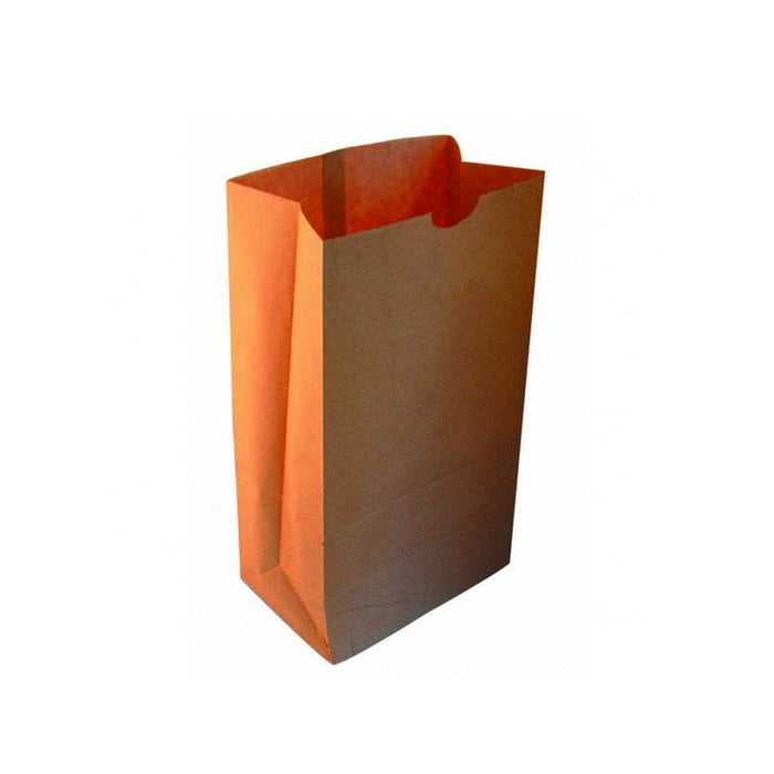 500pcs - Sac SOS papier kraft brun - 18 cm x 11 cm x 34,5 cm