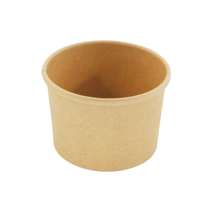50pcs - Pot carton kraft brun chaud et froid - 230 ml - Ø 9 cm - H 5,7 cm