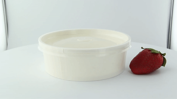 45pcs - Couvercle PP transparent - Ø 15 cm