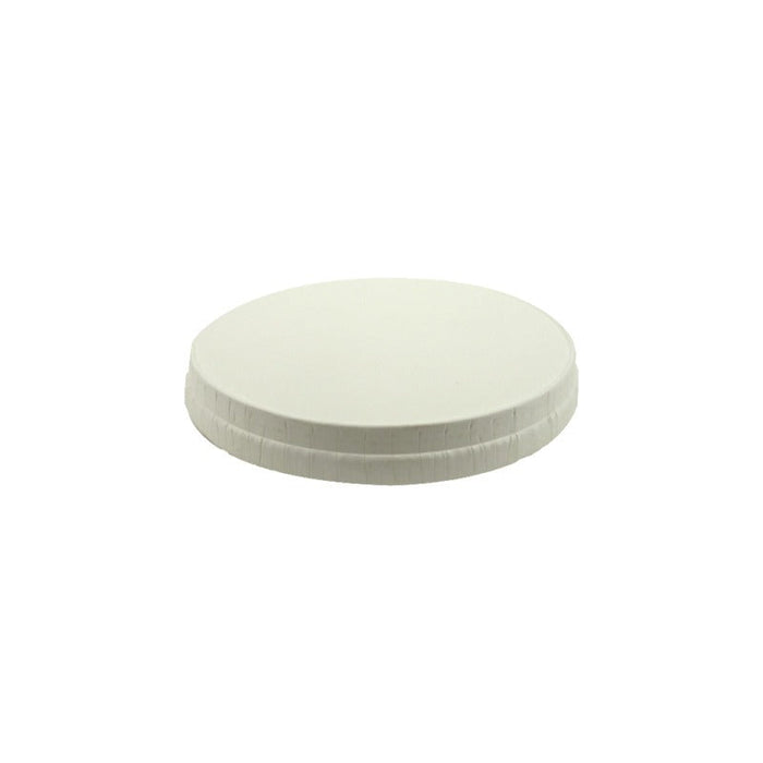 25pcs - Couvercle carton blanc - Ø 11,5 cm - Compatible avec 210SOW16, 210SOW24, 210SOW12
