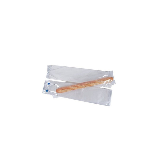 4000pcs - 12x5x35cm - Sac à pain liasse plastique PEHB jaune