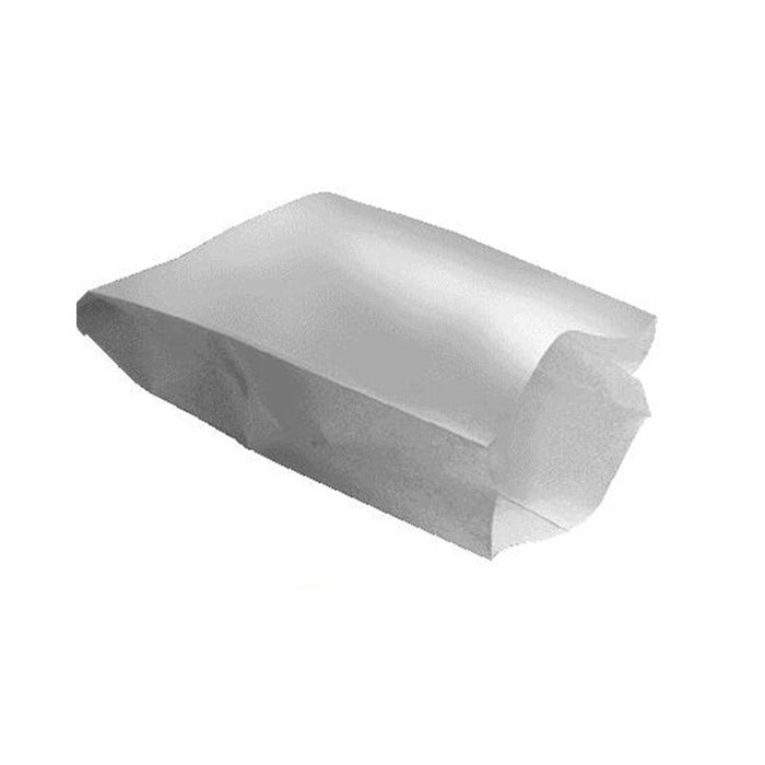 500pcs - Sac papier laminé blanc pour part de pizza - 17 cm x 6 cm x 28 cm