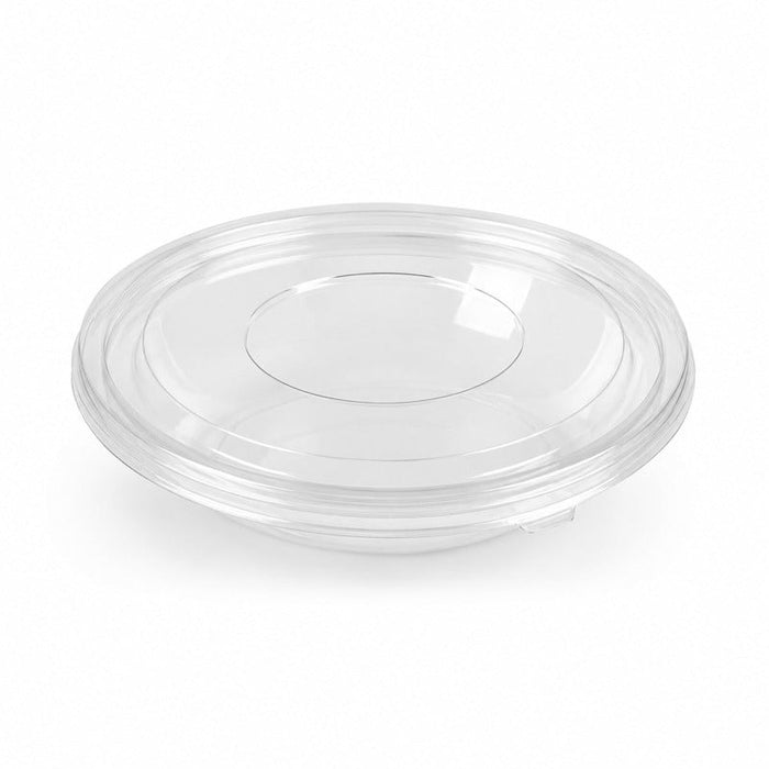 25pcs - Saladier rond en PET transparent avec couvercle - 750 ml - Ø 22,5 cm - H 5 cm