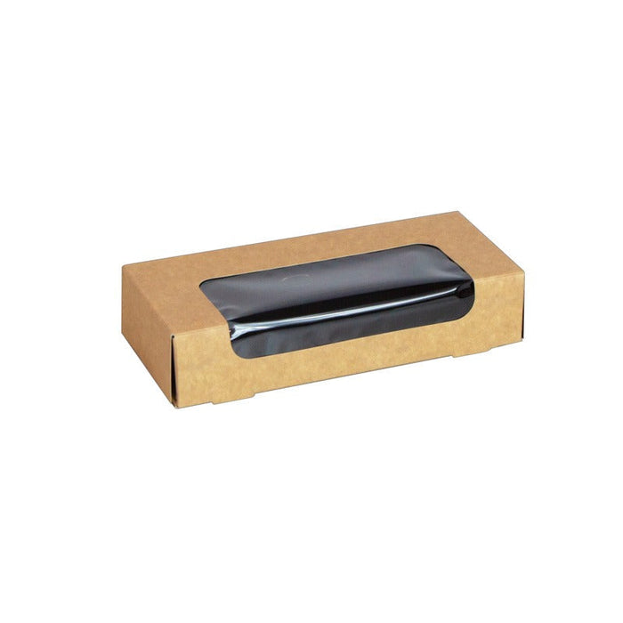 50pcs - Boîte sushi avec fenêtre antibuée pour 6-8 pièces - 16,7 cm x 7,2 cm x 3,5 cm