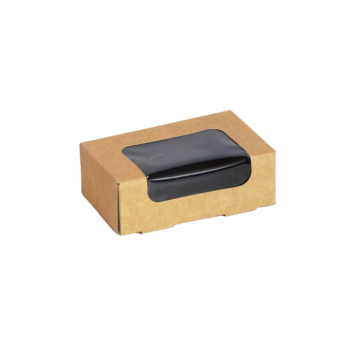 50pcs - Boîte sushi avec fenêtre antibuée pour 4-6 pièces - 12 cm x 7 cm x 4 cm