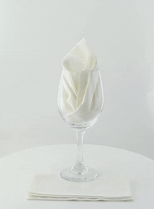 50pcs - 40x40cm - Serviette de table coton crème