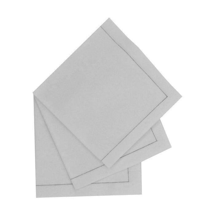 50pcs - 40x40cm - Serviette de table coton crème